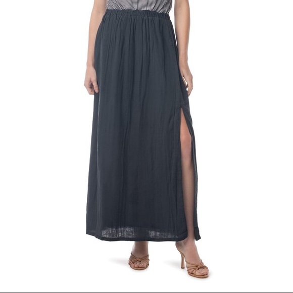 SYNERGY ORGANIC Clothing Laylin Skirt - size Medium Black - Picture 3 of 3